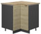 Vicco Eckschrank Fame-Line, Eiche Paneel, 80.5 cm, AP Eiche