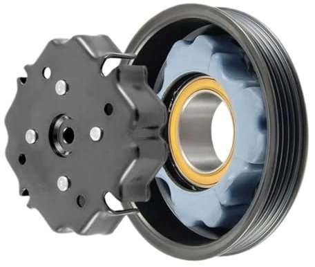 GHIUZ Embrague de compresor de CA 7SEU16C Compatible con Audi A4 8E B6 A6 4B C5 1.9 TDI 4B0260805M 8E0260805AB 8E0260805M 8E0260805T 8E0260805D