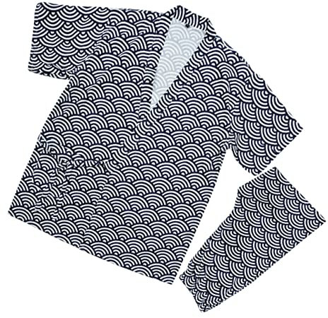 KOMBIUDA Set Kimono Giapponese Corto Abbigliamento Massaggio Sauna Spa Uomo Donna Salone Hotel Viaggio Design Semplici Delicato Pelle Confortevole