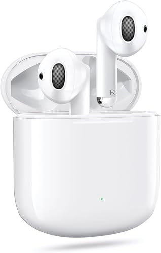 Wireless Earbuds, Bluetooth 5.3 Headphones In Ear with ENC Noise Cancelling Deep Bass Mic, 50H Bluetooth Earphones, Ear Buds Bluetooth Headphones IP8 Waterproof Touch Control for iPhone/Android/IO