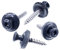 SECCARO Lot de 100 vis étanches 4,5 x 25 mm, RAL 7016 gris anthracite, acier inoxydable A2, rondelle d'étanchéité EPDM 15 mm, TX/six pans creux