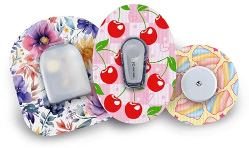 Type One Style CGM Patches - Premium Adhesive Sensor Covers for Libre, Dexcom, Medtronic, Glucose Monitors - Womens Essentials Pack