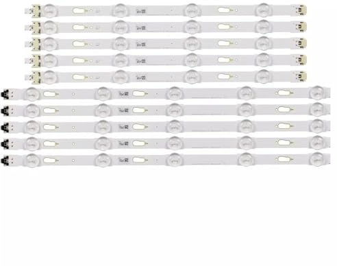 PFCFPNMTGV Lot de 2 rétroéclairages LED for téléviseur Samsung V5DU-400DCA-R1 V5DU-400DCB-R1 UE40JU6000 UE40JU6000K UE40JU6050 UE40JU6072 UE40JU6400U Bande lumineuse pour téléviseur(1set(10pcs))