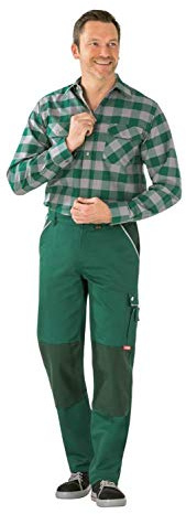 Planam Unisex Canvas Bundhose Canvas 320 Größe 102 in braun/schwarz (1er Pack)