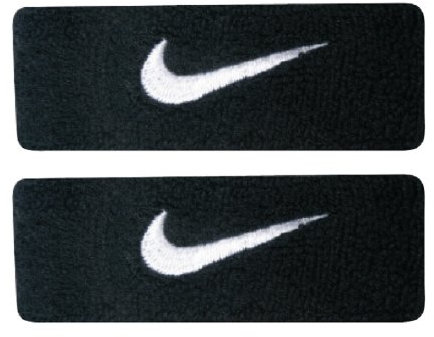 Nike Swoosh 1,5 Bicep Bands, 4cm breit, 1 Paar - schwarz