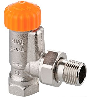 Klint A-exact Eck Thermostat-Ventilunterteil DN 10