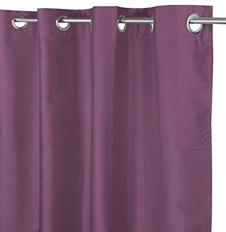 Tex family Tenda Shay in Tinta Unita Malva Viola cm. 140X290 CONFEZIONATA