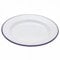 Kitchen Craft Lot de 2 assiettes en émail blanc et bleu de 20 cm
