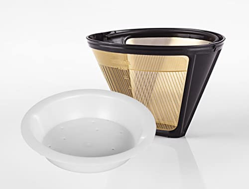 Set Kaffeefilter SeleXions Goldfilter 1x4 GF4S & Wasserverteiler Tröpfli WVT4Plus hell