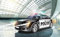 Forwall Fototapete Vlies - Tapete Moderne Wanddeko Rasendes Polizeiauto VEXL (208cm. x 146cm.) AMF1975VEXL Wandtapete Design Tapete Wohnzimmer Schlafzimmer