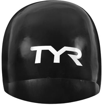 TYR Unisex Racing-Competitor Rcaing Cap, FINA-geprüft, Schwarz, einzigartig