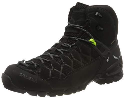 SALEWA, Alp Trainer Mid Gore-Tex Herrenwanderstiefel, Schwarz, 44