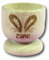 Bunny Ear Name Wooden Egg Cup | Personalised Egg Cup | Egg Holder | Engraved Egg Cup | Easter Gift |