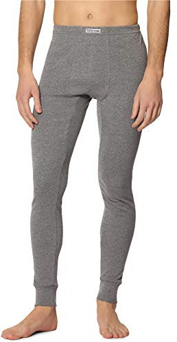 Timone Herren Lange Unterhose TI30-127 (Melange, S)