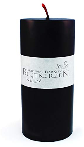 Original DarXity Blutkerze - Stumpenkerze 13,5 x Ø 6,5 cm