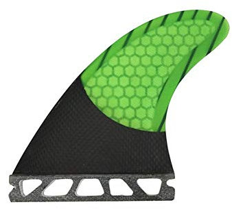 Z-LIANG G5 / G7 Surfbrett Fin Fiberglas Honeycomb G5 / G7 Flossen Carbon-Faser-Grün Flossen in Surfen (Color : G5)
