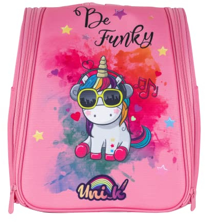 Konix Unik Sac à Dos de Protection et Transport Nintendo Switch, Switch Lite et Switch OLED - Rangement Console, Jeux et Accessoires - Motif Be Funky