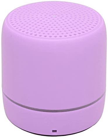 Bewinner Portable Bluetooth Speaker, Clear Stereo Rich Bass Subwoofer, 10m Wireless Range, Colored Light LED, BT5.0 Mini Wireless Speaker for Home, Outdoor(purple)