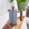 KARACA Double Wall Marble French Press with Chestnut Handle - Insulated Coffee French Press - Coffee Maker for Home, Travel and Camping - 350 ml - Dark Grey