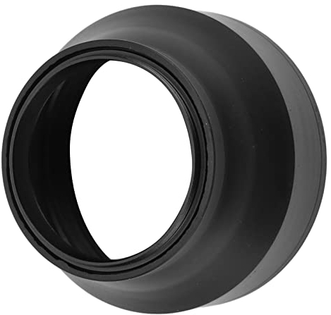 Universal Camera Lens Hoods Fits for 49mm/52mm/55mm/58mm, Collapsible Rubber Digital Lens Hood DSLR Lens Cap Shade, Foldable Prevent Astigmatism Prevent Damage Digital Lens Hood for Camera(58mm)