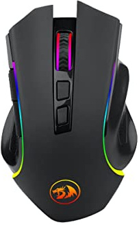 Redragon Mouse M602-KS Griffin Souris Gaming sans Fil 2,4 GHz 8000DPI | RED-M602-KS