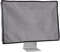 kwmobile Dust Cover for 20-22 monitor - Linen Monitor Display Protector - Protect Your Computer Screen - Dark Grey