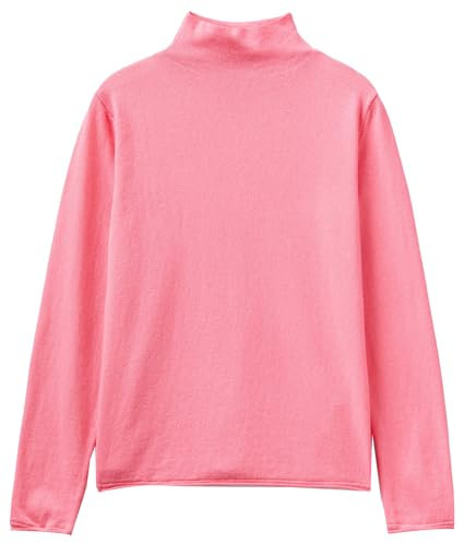 United Colors of Benetton Maillot de Cyclisme M/L 1035d201y Sweater, Rose 74 W, Small Femme