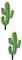 EXCEART 2 Pièces Décoration De Jardin De Cactus Décor Extérieur Décor De Cactus Signe Créatif pour Le Jardin Ornement De Jardin Inséré Décor De Jardinage Métal Accessoires Acrylique