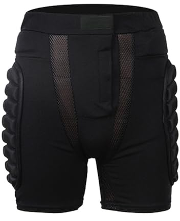 3D-Schutz, Hüft-Po, gepolstert, kurze Hose, Schutzausrüstung, Aufprall-Pad für Skifahren, Eislaufen, Snowboard, Radfahren