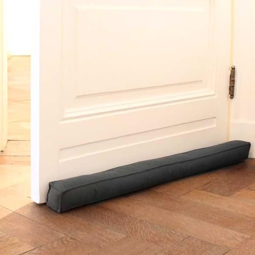 Boudin de porte magnétique, gris, pour porte de 140 cm, protection contre les courants d'air et le bruit, forme carrée, différentes tailles et couleurs