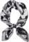 styleBREAKER Halstuch mit Leoparden Animal Print Muster | Vierecktuch mit farbigem Rand | seidig weich und vielseitig tragbar | 70 x 70 cm | Kopftuch Bandana Damen Accessoire, Farbe:Grau-Schwarz
