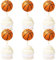 Blumomon 24 Stück Dual Front Basketball Sport Kuchen Dekoration Basketball Sport Cupcake Topper Sport Themed Party Dekoration Passend Für Basketball Sportler Periphere Aktivitäten Dekoration