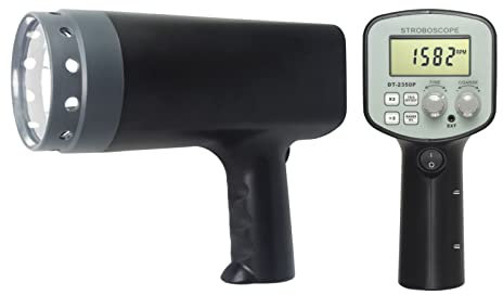 Digitaler Drehzahlmesser, Drehzahlmesser, Digitales Handheld -Stroboskop DT2350PD Nicht -Kontakt -Stroboskop -Messgerät Nicht -Kontaktstrobe -Drehzahlmesser 50 ~ 30.000 FPM Zum Ausdruck von Spinnausrü