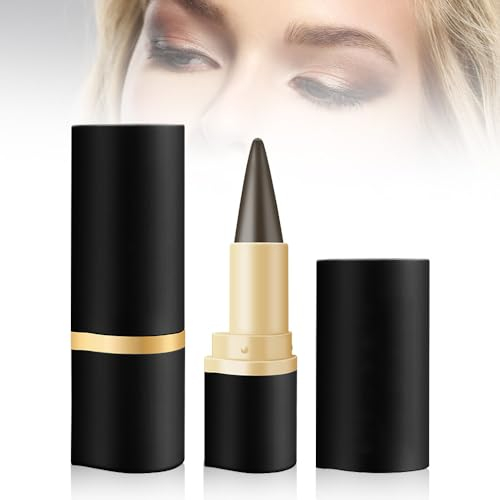 Matte Schnell Trocknender Eyeliner, 2024 Neuestes 2 Stück Wischfester Schwarzer Eyeliner Stift Gel, Wasserfester Lidschatten für Ein Alltägliches Lang Anhaltendes Augen Make up (Braun)