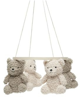 Jollein Mobile - Teddy Bear - Olive Green/Naturel - Für Mädchen und Jungen - Für Babybett und Kinderbett - Teddybären