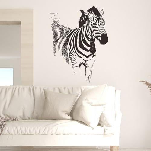 astylishome Wandtattoo Küche Dschungel Tiere Wandaufkleber Safari Wandsticker Wildtiere Wand Sticker Wanddeko für Kinderzimmer Jungen Babyzimmer Schlafzimmer 1512