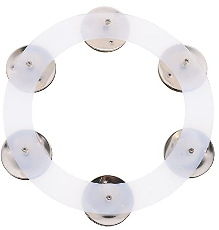BESTonZON Hi-hat-glocke für Trommel Ersatz-schlagzeugbecken Silber Beckenglocke für Anfänger und Schüler Einfach zu Bedienen Verbessert Klang