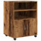 Kangmusi Rollschrank Altholz- 60x48x81 cm Holzwerkstoff, kangmusi853171