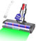 Brosse pour Dyson V7 V8 V10 V11 V15 Tête de Brosse avec 4 Lumières LED Pièces Détachées pour Dyson Aspirateur pour Sols Durs