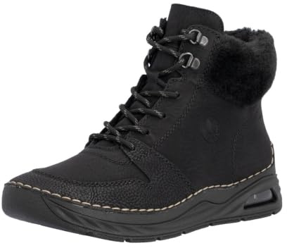 Rieker 44555-60 Schnürstiefel Synthetik Damen in beige
