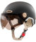 yakermur Casque de scooter pour homme adulte, casque de VTT réfléchissant pour homme avec lunettes de protection coupe-vent, accessoire de moto pour la conduite de nuit, le Nouvel An chinois, la
