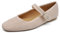 IF Fashion Ballerines Frioulanes Chaussures Vénitiennes Femme en Cinigie/Suède Synthétique 24012, 70059 Beige Rose Poudre, 40 EU