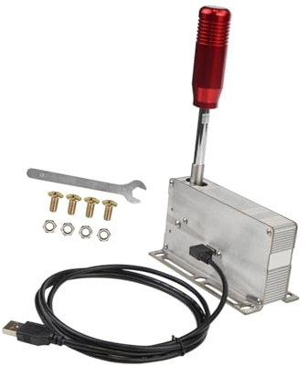 3. Palanca De Cambios Secuencial Para PC/consola Controlador Aluminio Acción Rápida Integración Perfecta Palanca Cambios Carreras Profesional
