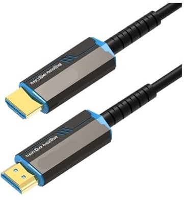 8K HDMI-Compatible 2.1 Cable Fiber Optic 60Hz 4K 120Hz Ultra High Speed 48Gbps HDR EARC HDCP for HD TV Box Computer Projector(8k-04-01-728,10m)