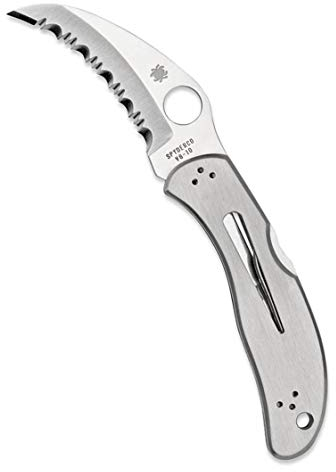 Spyderco Harpy Couteau Pliant Gris