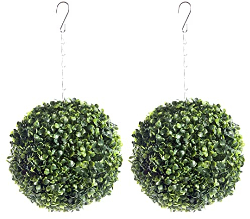 Best Artificial Boxwood Buxus 23cm Topiary Balls (pair)