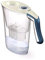 Laica Carmen Tosca, Caraffa Filtrante per il trattamento dell’acqua potabile, J35HC, colore Crema/Blu notte, indicatore analogico removibile eco-friendly, 1 cartuccia bi-flux inclusa (150L/1 mese)