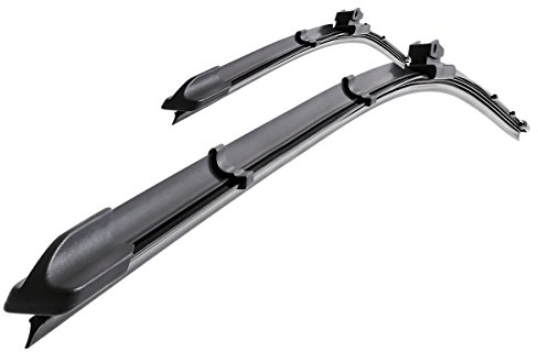 Mossa Escobillas limpiaparabrisas para la luna delantera adecuadas para Peugeot 208 I (01.2012-06.2019) - escobillas plana