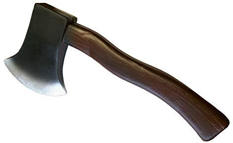 12 Hohe Dichte Schaum Hand Axt Viking Barbär Theater Prop Braun