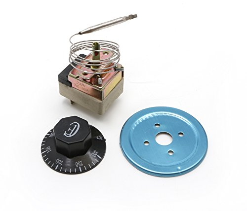 Freshsell Thermostat de température AC 250 V 16 A pour four électrique, 50-300 °C, acier inoxydable, numéro de pièce Freshsell